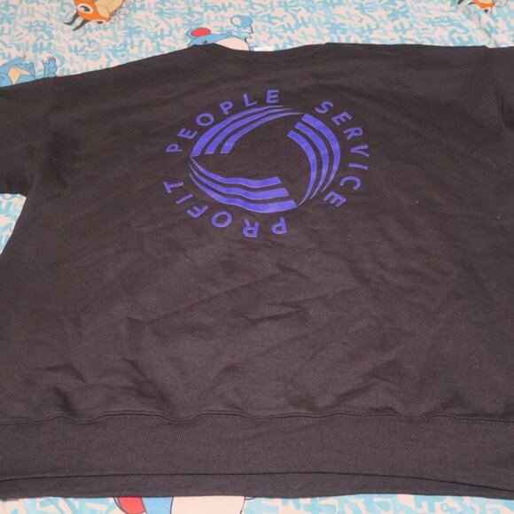 Fedex People Service Profit Sweatshirt XL USA Federal Express Mail Skate Black - Picture 6 of 7